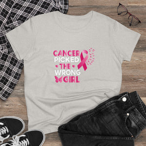 T-Shirt, Cancer Awareness Tee, Survivor Gift, Cancer Fighter Shirt, Pink Ribbon Shirt, Chemo Support Top