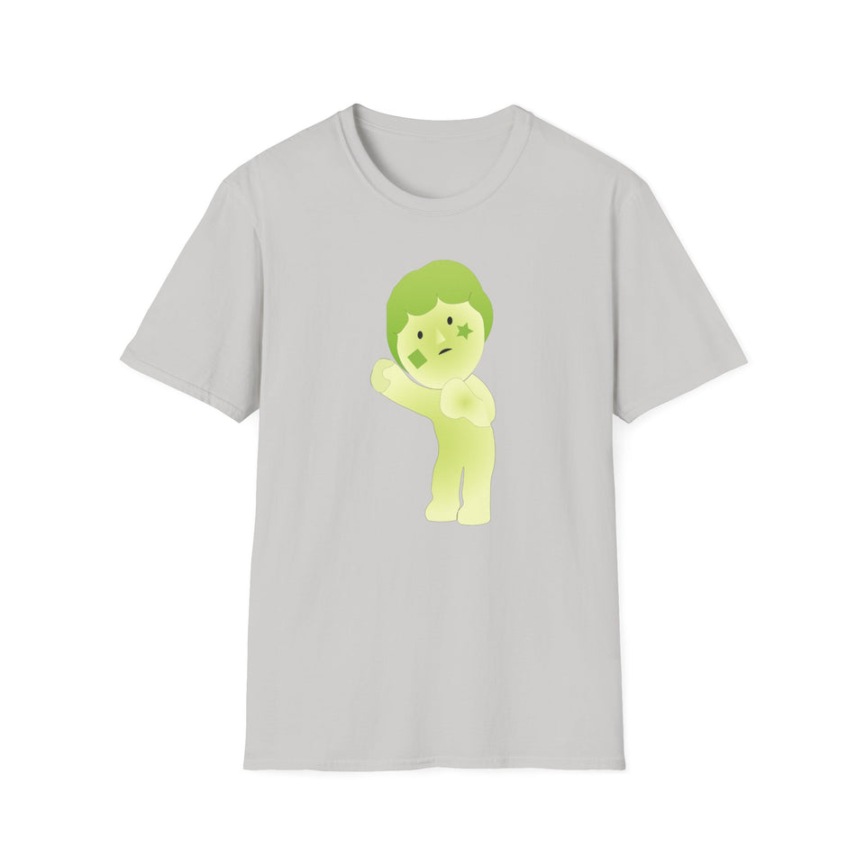 Cute Smiski Unisex Softstyle T-Shirt, Kawaii Tee, Funny Graphic Top, Unique Gift Idea, Minimalist Shirt