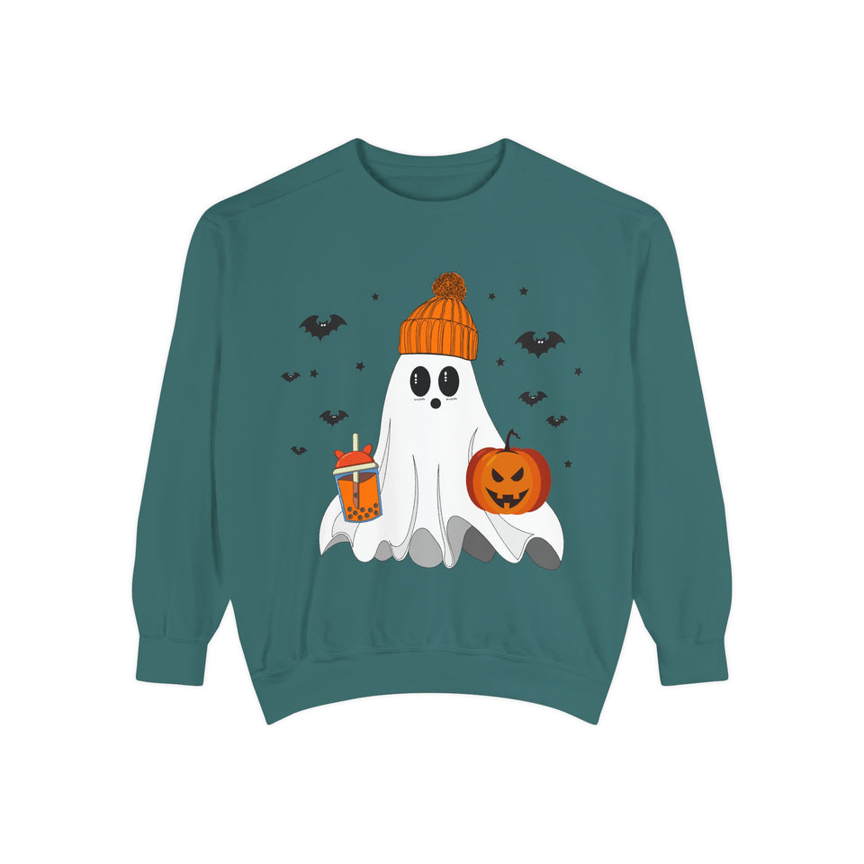 Cute Ghost Sweatshirt, Funny Spooky Sweatshirt, Womens Ghost Sweatshirt, Spooky Season, Halloween Party Shirt, Fall Ghost Shirt