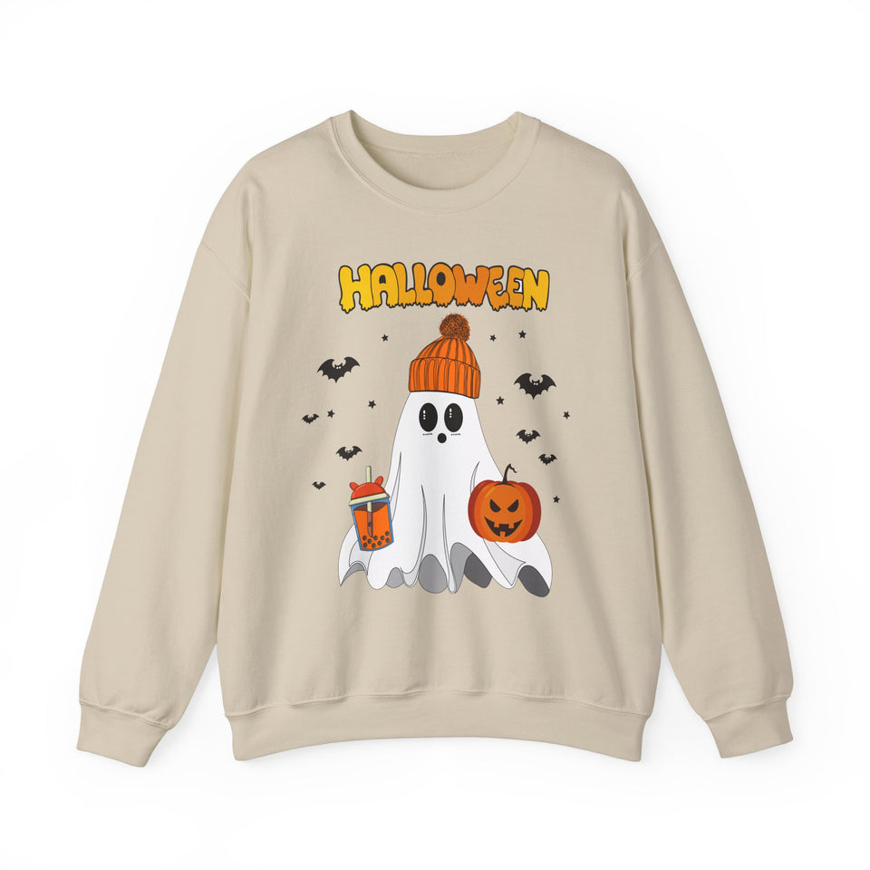 Cute Ghost Sweatshirt, Funny Spooky Sweatshirt, Womens Ghost Sweatshirt, Spooky Season, Halloween Party Shirt, Fall Ghost Shirt