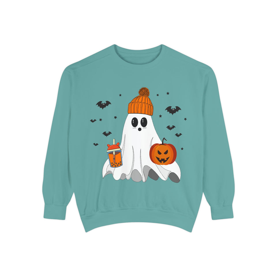 Cute Ghost Sweatshirt, Funny Spooky Sweatshirt, Womens Ghost Sweatshirt, Spooky Season, Halloween Party Shirt, Fall Ghost Shirt