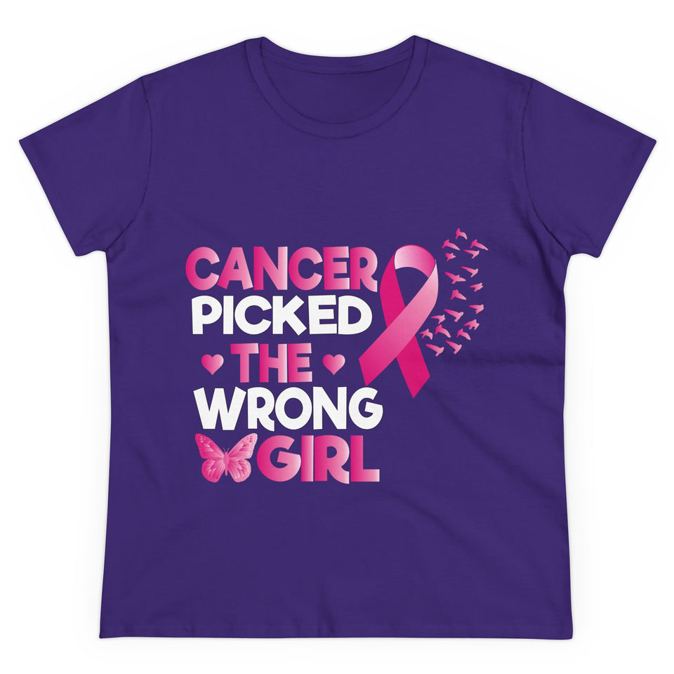 T-Shirt, Cancer Awareness Tee, Survivor Gift, Cancer Fighter Shirt, Pink Ribbon Shirt, Chemo Support Top