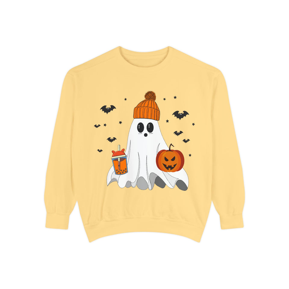 Cute Ghost Sweatshirt, Funny Spooky Sweatshirt, Womens Ghost Sweatshirt, Spooky Season, Halloween Party Shirt, Fall Ghost Shirt