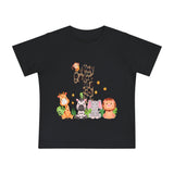 Baby Short Sleeve T-Shirt, Cute 1st Birthday Baby Animals, Infant Tee, Toddler Top, Kids Shirt, Jungle Party Outfit