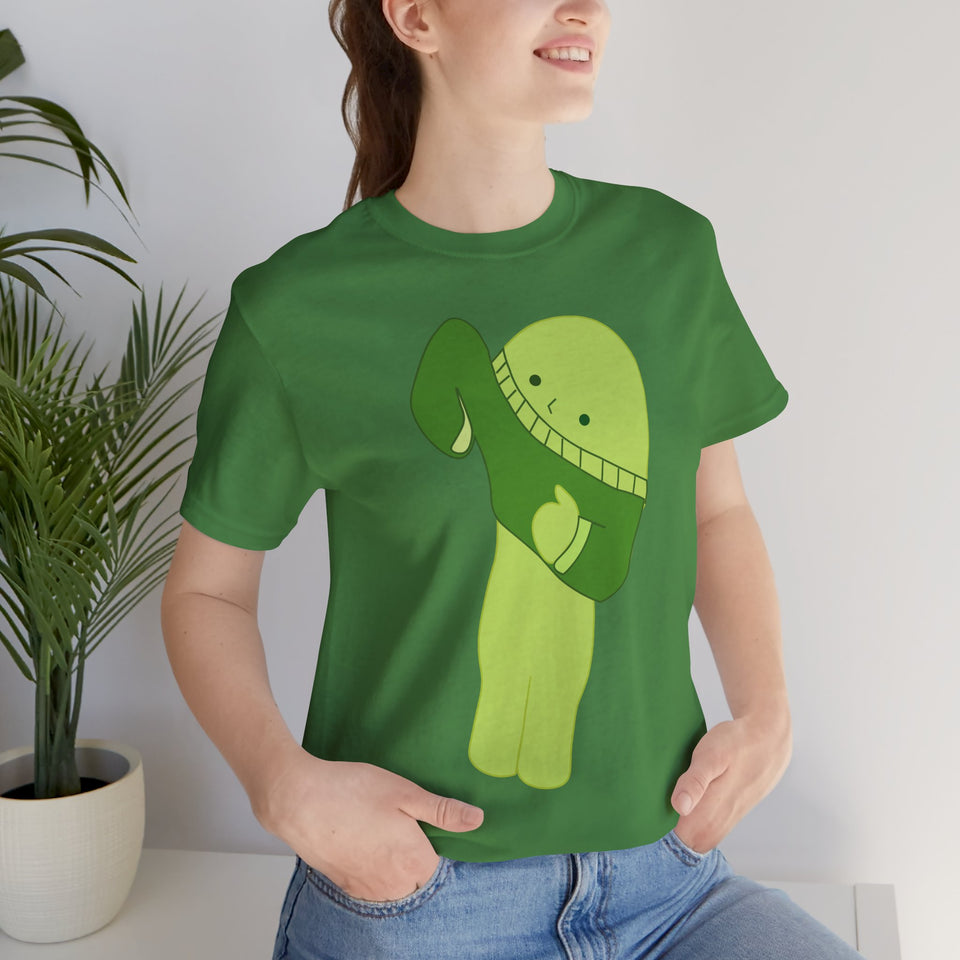 Cute Smiski Unisex Jersey Tee, Kawaii Japanese Toy Lover Gift, Short Sleeve T-Shirt, Anime Character Shirt, Funny Graphic Tee, Unique