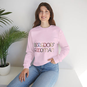 Bergdorf Goodman Sweatshirt, Luxury Fashion Sweatshirt, Designer Inspired Jumper, High-End Apparel, Fashionista Gift, Statement Piece