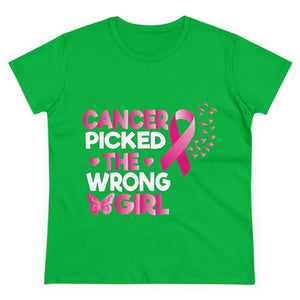 T-Shirt, Cancer Awareness Tee, Survivor Gift, Cancer Fighter Shirt, Pink Ribbon Shirt, Chemo Support Top