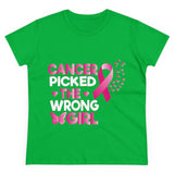 T-Shirt, Cancer Awareness Tee, Survivor Gift, Cancer Fighter Shirt, Pink Ribbon Shirt, Chemo Support Top