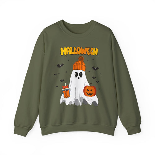 Cute Ghost Sweatshirt, Funny Spooky Sweatshirt, Womens Ghost Sweatshirt, Spooky Season, Halloween Party Shirt, Fall Ghost Shirt