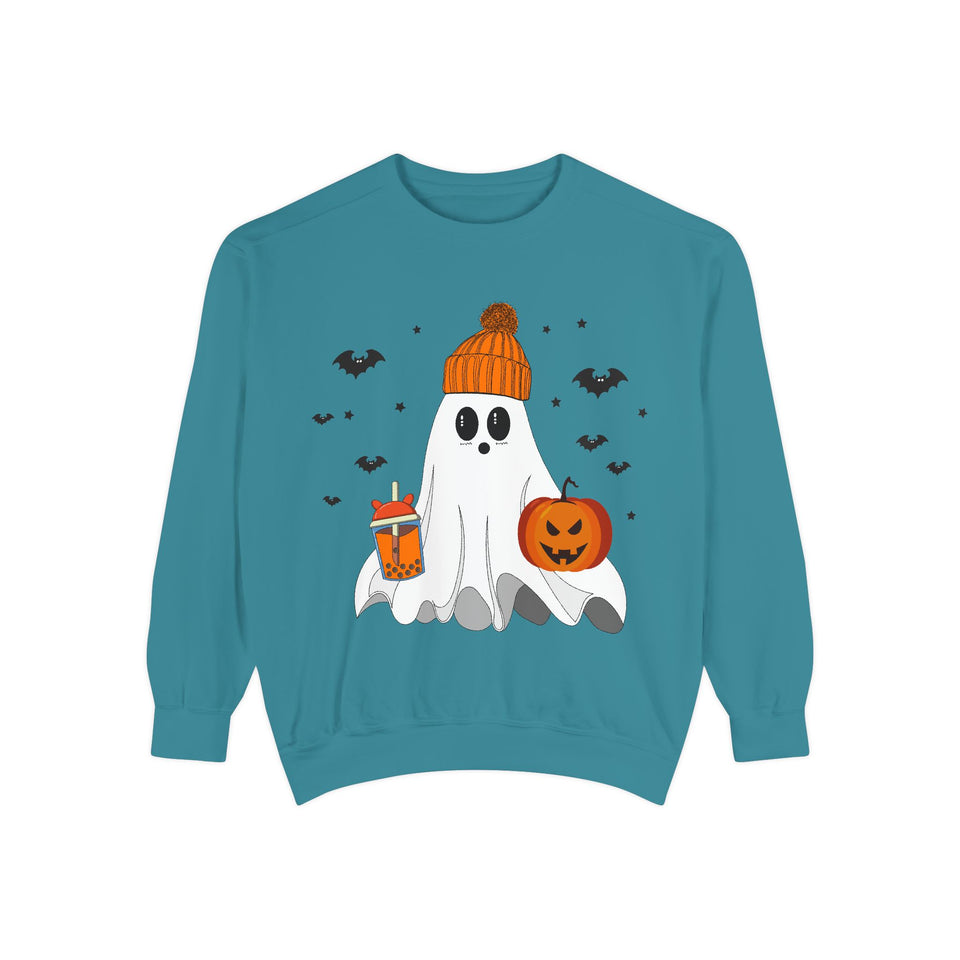 Cute Ghost Sweatshirt, Funny Spooky Sweatshirt, Womens Ghost Sweatshirt, Spooky Season, Halloween Party Shirt, Fall Ghost Shirt