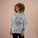 Coffee Lover Champion Sweatshirt, But First Coffee Sweatshirt, Coffee Sweatshirt, Funny Coffee Sweater, Coffee Gift for Her, Coffee Shirt